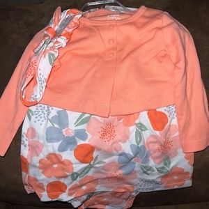 Carters Flower outfit